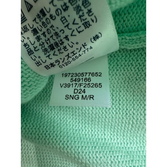 Lands End Sweater Womens M/ 10-12 Mint Green Drifter Mint Green LS Crewneck NWT - Picture 6 of 11